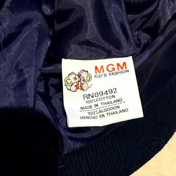 Vintage 90s MGM Kid's Fashion Overalls Set Boys 18M Corduroy Plaid Dalmatian Dog - Picture 9 of 9